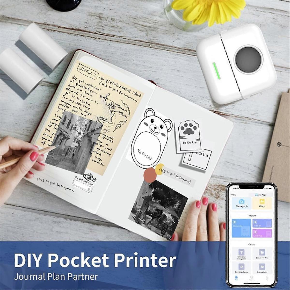 Mini Thermal Printer X5 Bluetooth Pocket Printer