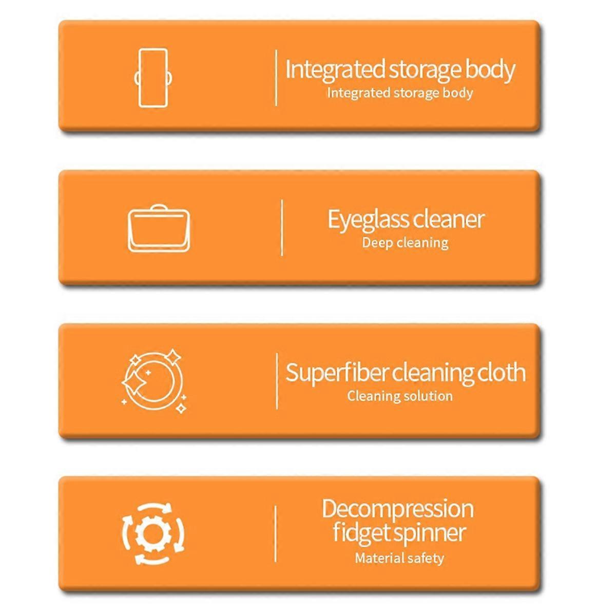 Glasses Cleaner Tool Glasses Cleaning Microfiber Screen Cleaner Tool