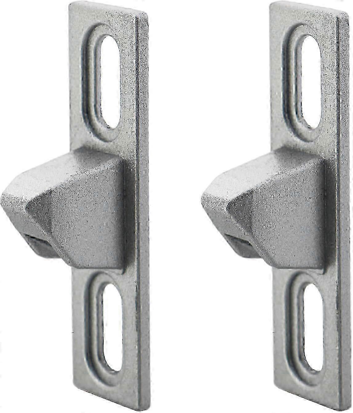 2PCS Sliding Door Lock with Screws Sliding Door Keeper Push Pull Door Latch