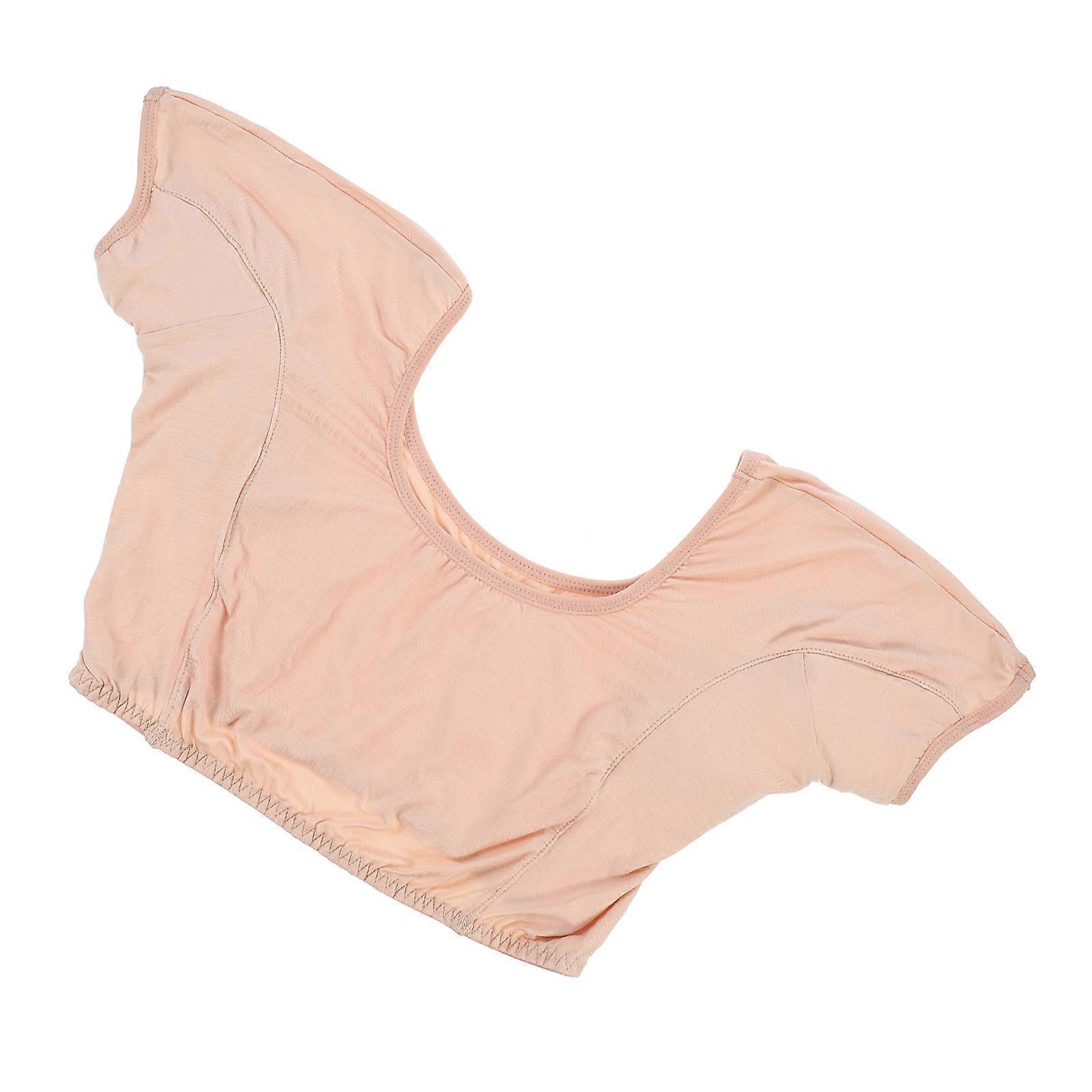 Sweat Absorbent Shield Vest For Women In Beige Color Designed For Jogging And Running 4Pcs