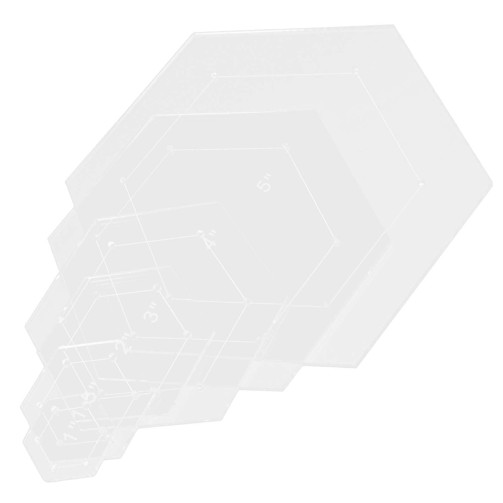 Acrylic Quilting Stencil Patchwork Embroidery Template for Sewing 18Pcs