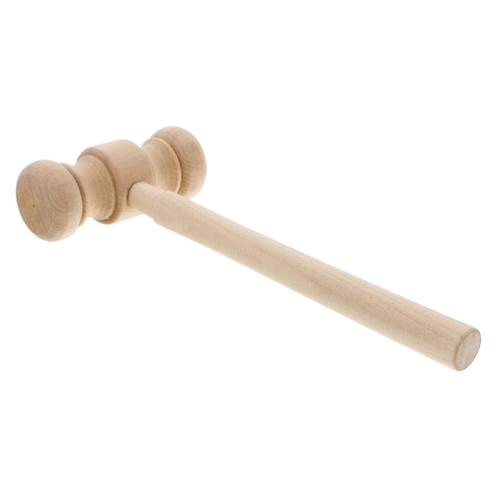 Judge Gavel Toy Wooden Hammer for Playing Kids Role Play Accessory