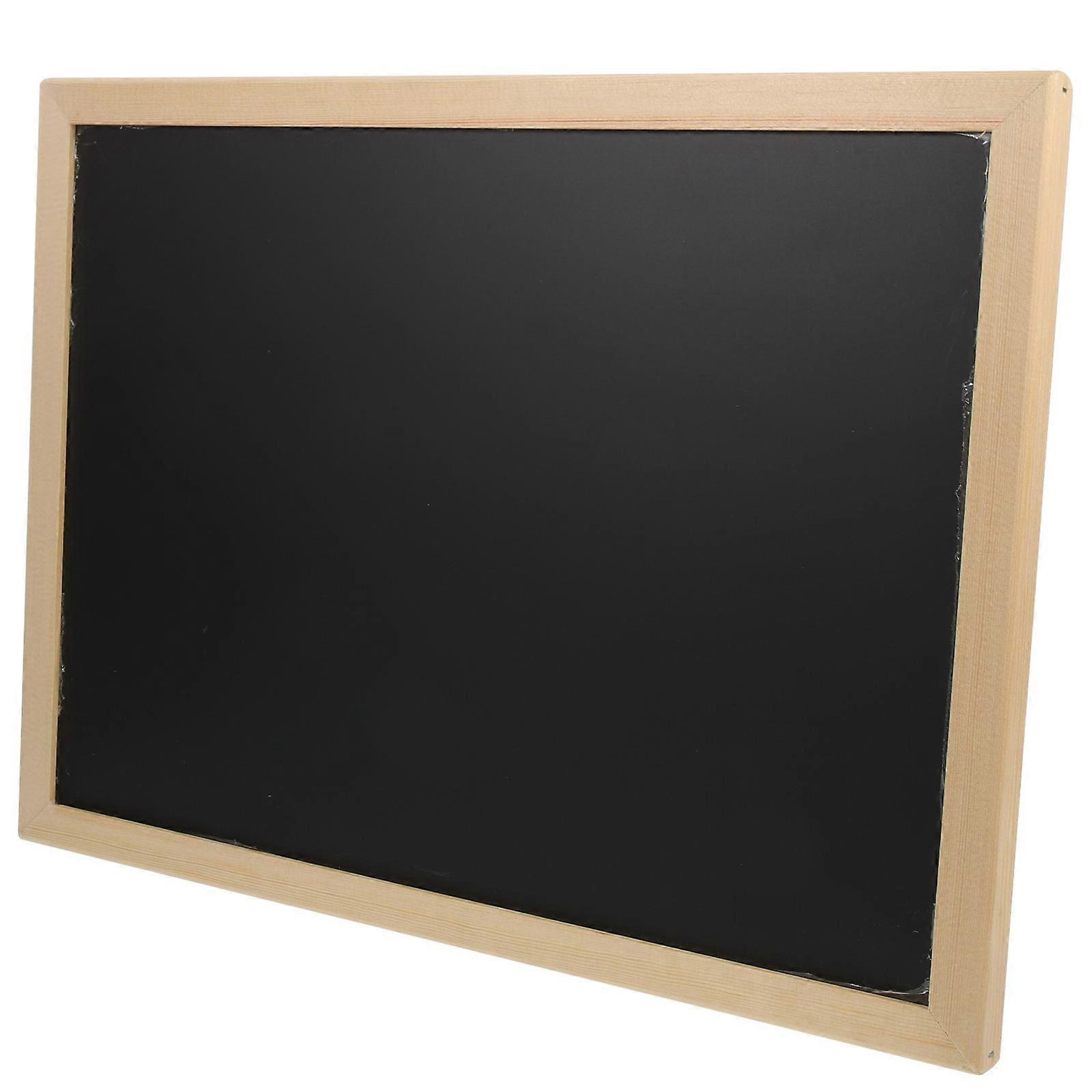 Black Wooden Chalkboard for Writing Use 5Sets Rustic Table Number Message Boards