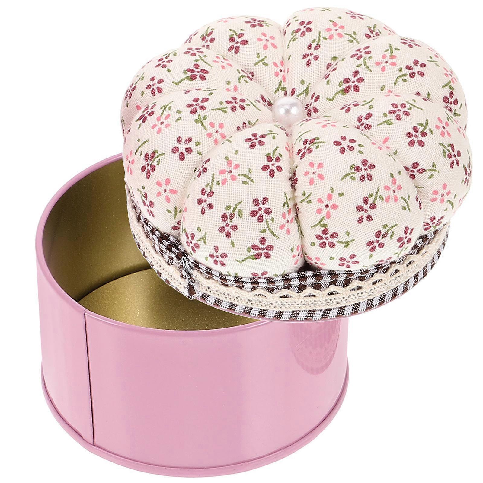 Pin Storage Box 4Pcs Ideal For Home Use And Craft Room Compact Design For Crafters Featuring Durable Cloth And Metal Materials In Assorted Color