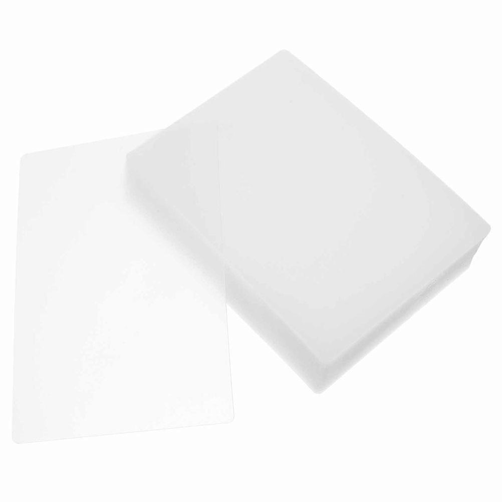 Binder Sleeves Clear Binding Covers Spill Resistant For Proposals PVC A5 8.25X5.82X0.02in 50Pcs