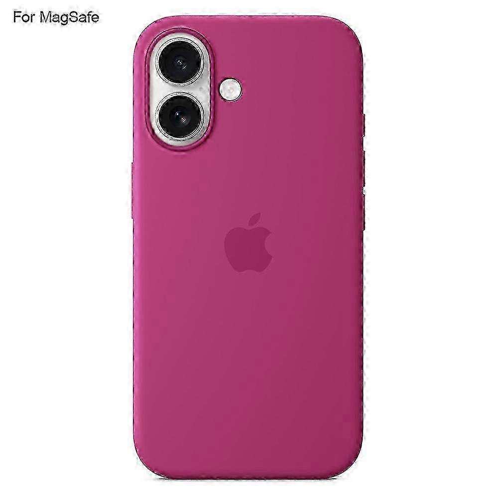Para Iphone 16 Capa Compatível Com Magsafe Capa Traseira de Telefone de Silicone Líquido [Popover de Indução] - Da