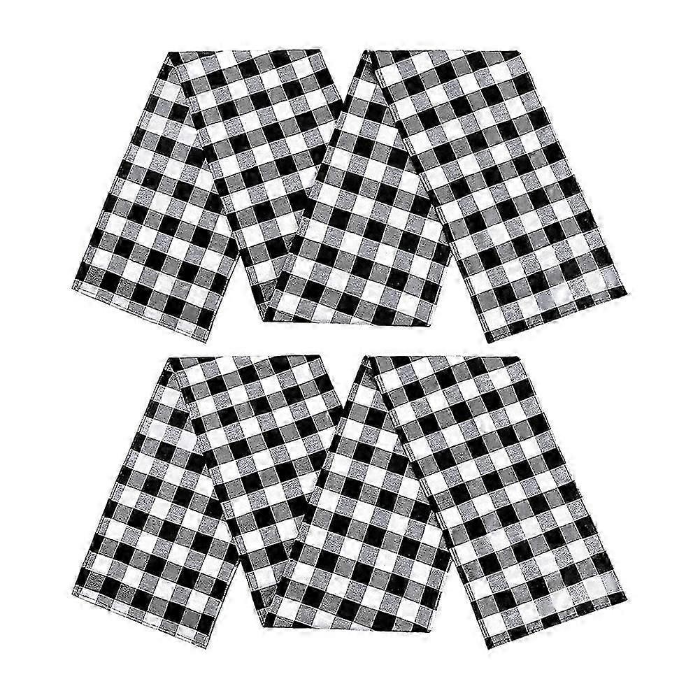 Checked Table Runner 13x84 Inch Tabletop Christmas Gathering Table Setting Decorations