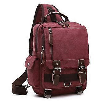 Bolsa tiracolo de lona 2025, bolsa tiracolo, mochila de viagem, marrom, ombro