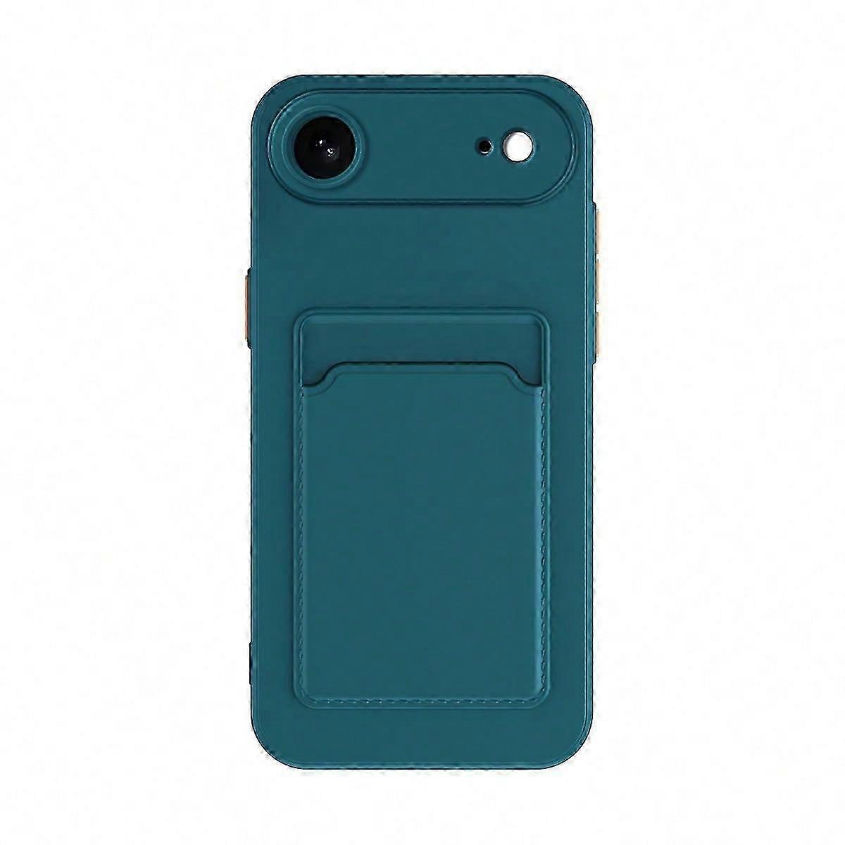 Contrast Color Button TPU Phone Case For iPhone 17
