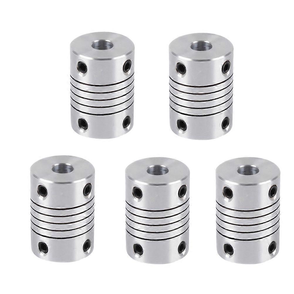 3D Printer Shaft Coupler Encoder for 10Pcs Stepper Motor Silver Pieces
