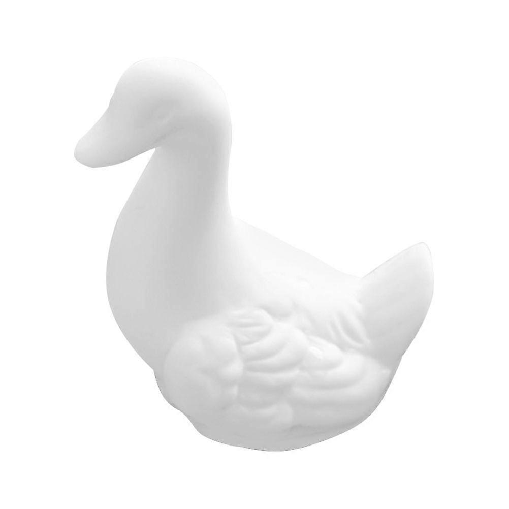 Ceramic Duck Table Decor for Decorating with 3Pcs White Ornaments