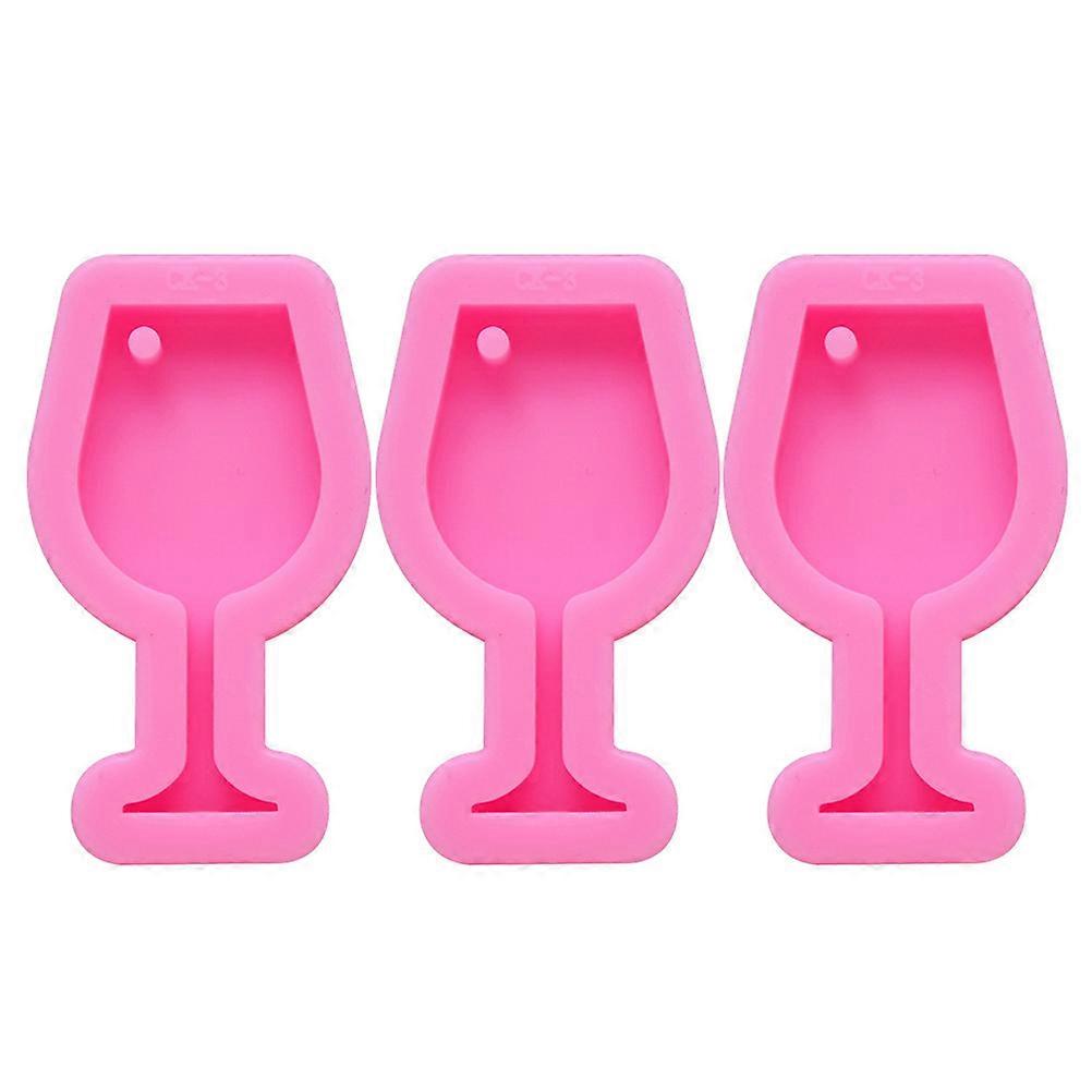 Keychain Charm Mold Goblet Cup Style for DIY Projects 6Pcs Silicone Molds