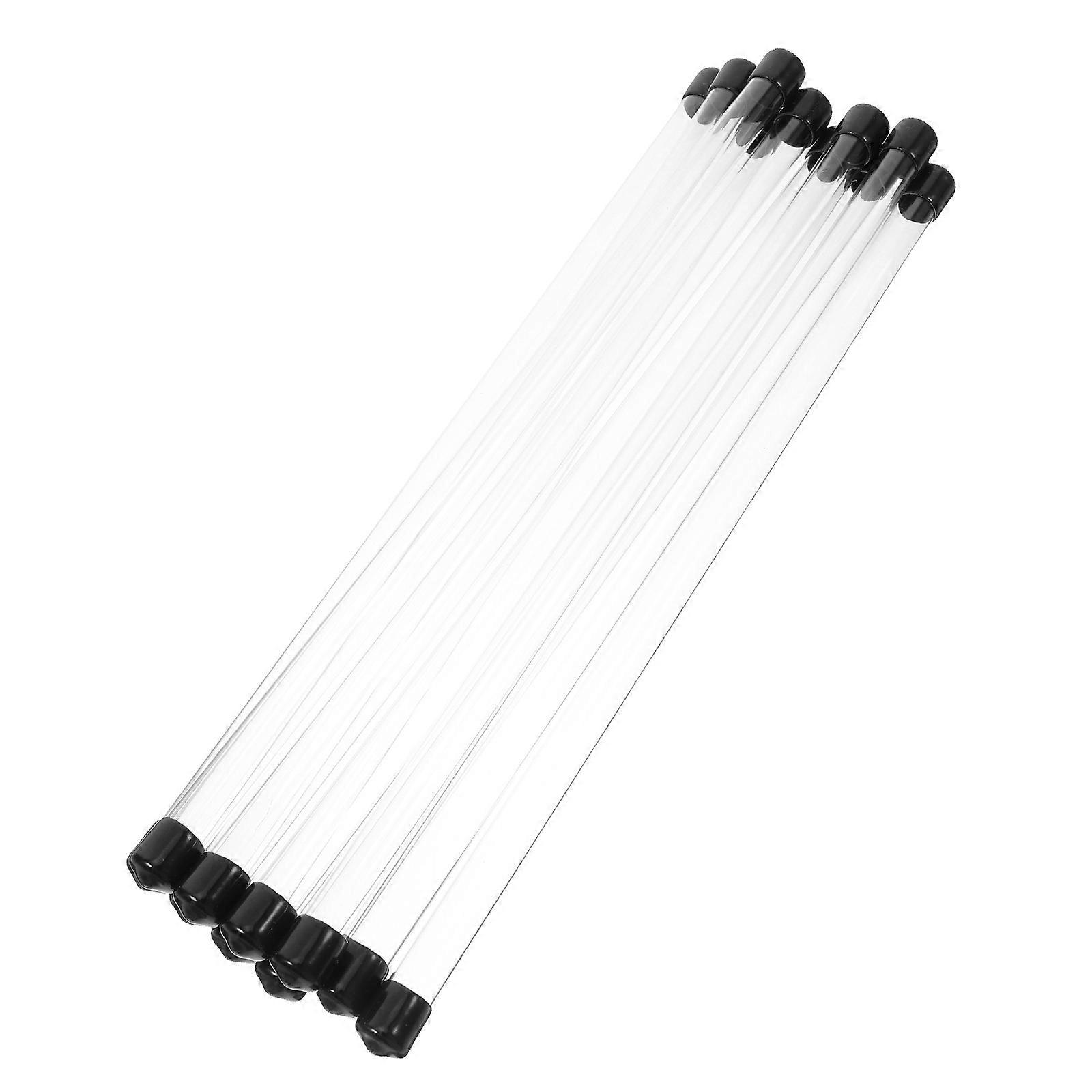 Clear Plastic Storage Tubes for Storage 30Pcs Assorted Color with Caps