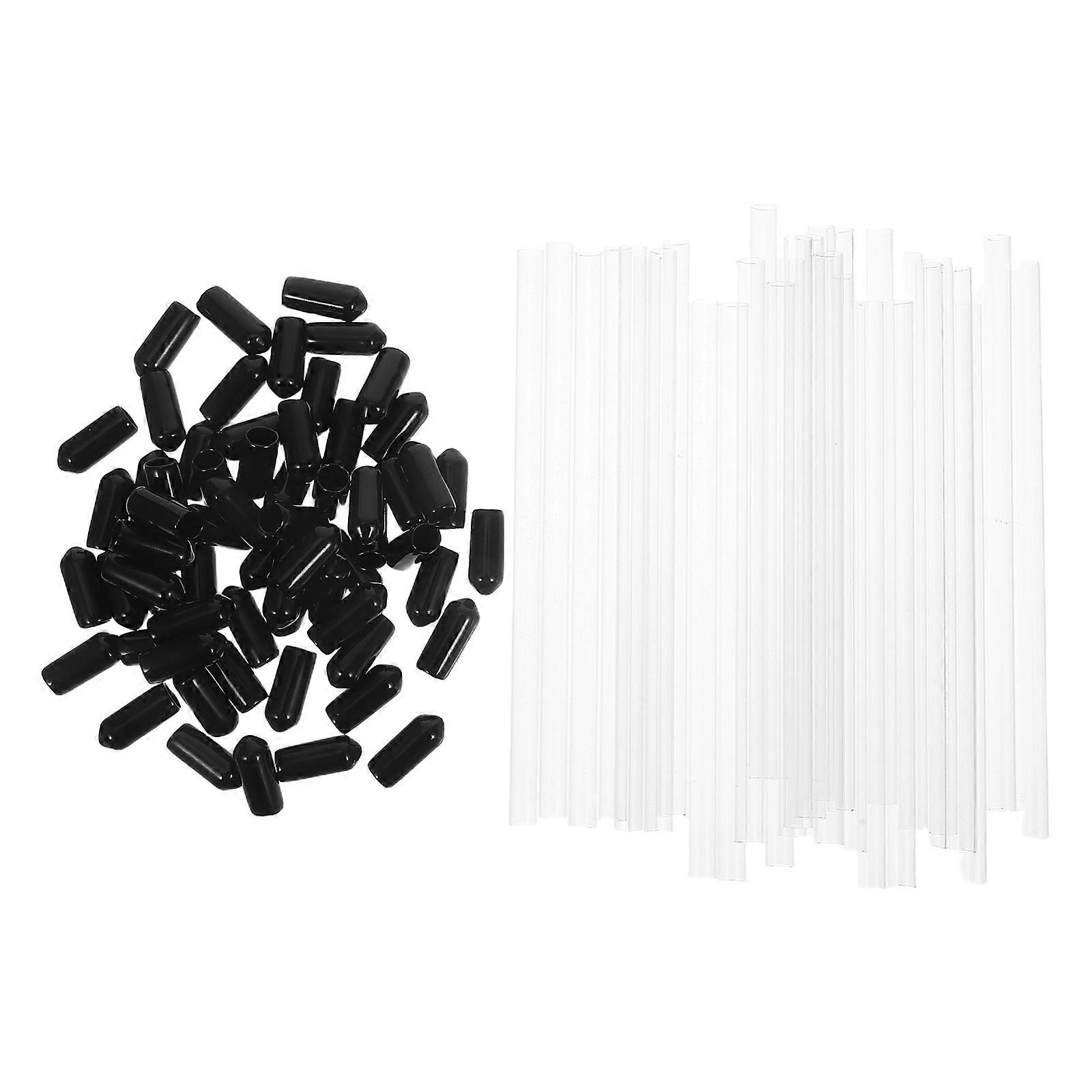 Clear Acrylic Incense Tube Container for Storage 150Pcs with Lid Portable