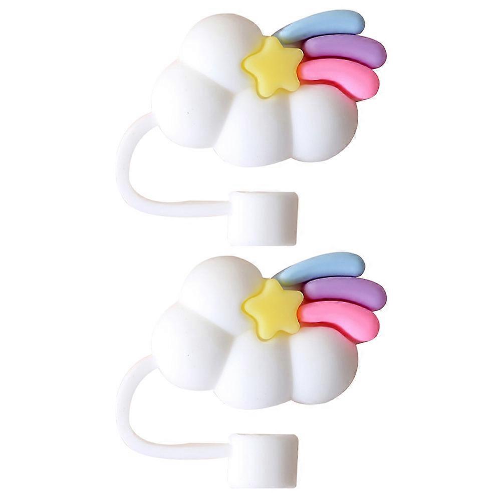 Dust Protection Silicone Straw Tips For Gatherings Picnic Use With Easy Installation 8 Pcs