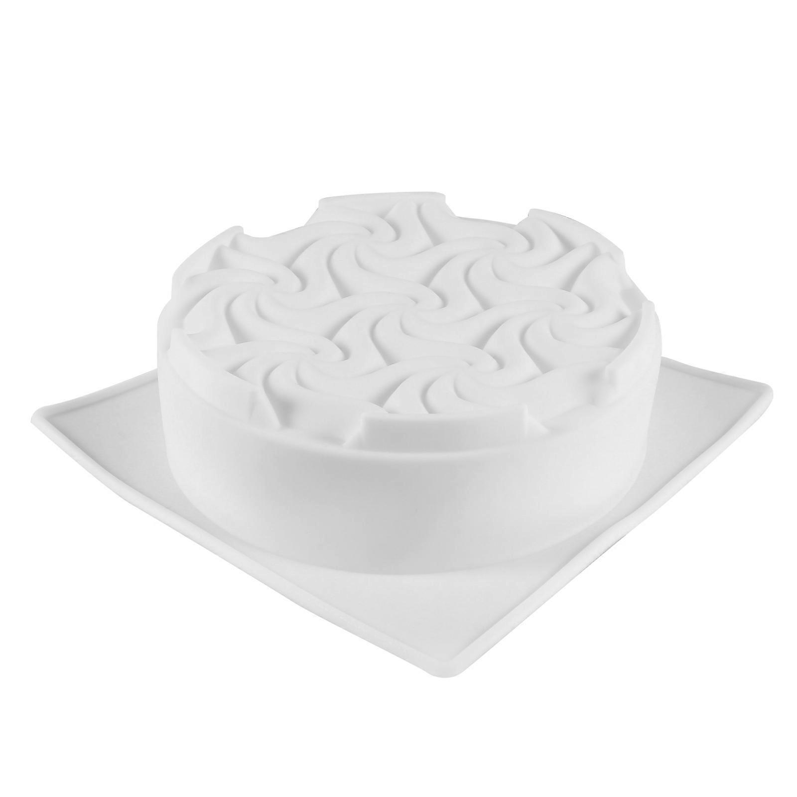 Creative Spiral Flower Cake Mold for Baking Use 2Pcs Non-Stick Mold