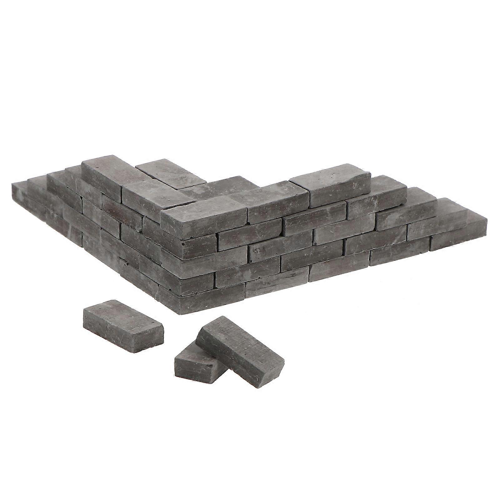 Simulation Brick For Wedding Lawn Separation Accessories 1.7X0.9cm Attractive Design 200Pcs