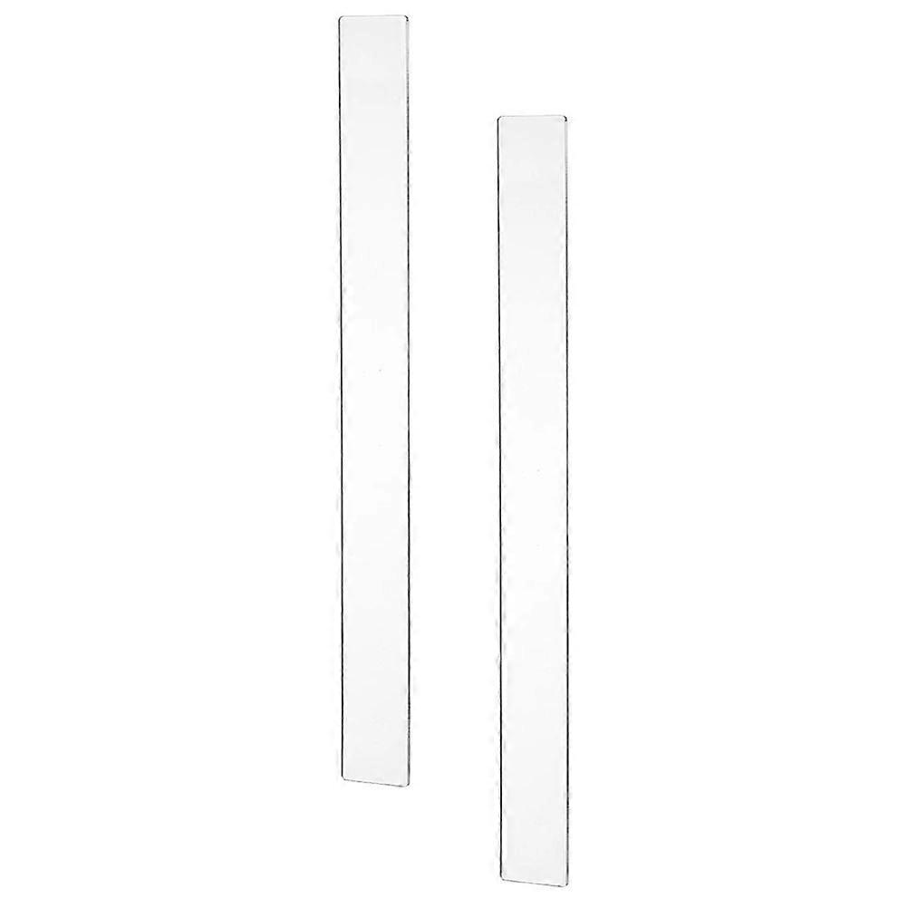 Dough Scale Rolling Pin Guides For Professional Bakers Designed In Transparent Acrylic Offering Even Thickness Measurement In 3 Pairs
