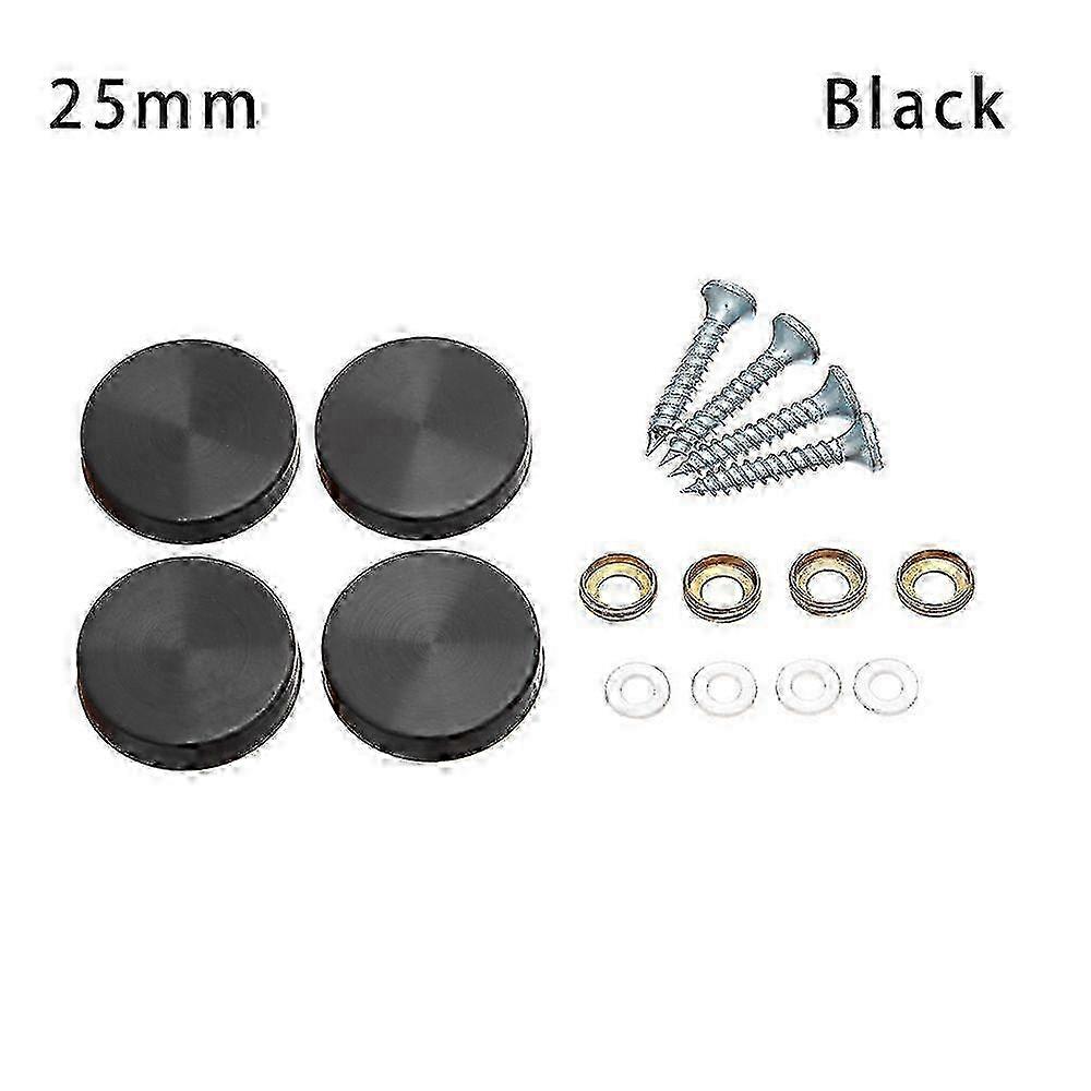 Fixations de miroir en acier inoxydable Fixation de miroir Clous Vis Capuchon décoratif Décoration Cache-vis