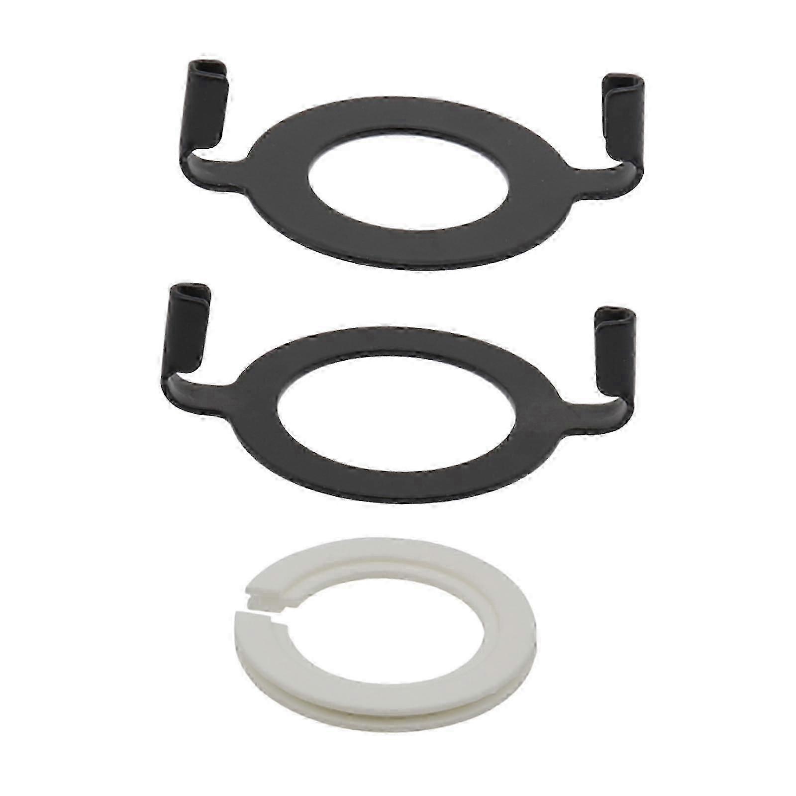 2 Pieces E27 Lamp Harp Saddle Base Lampshade Holder Repair Part Sturdy High Reliability with 1PC E14 Lamp Shade Reducing Ring