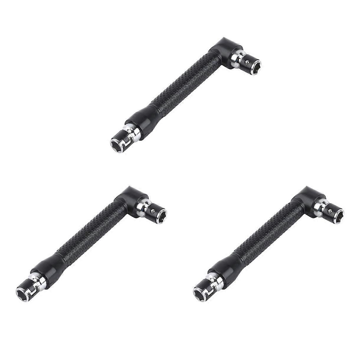 L Shape 1/4Inch Hex Wrench Double Head Right Angle Screwdriver Bits