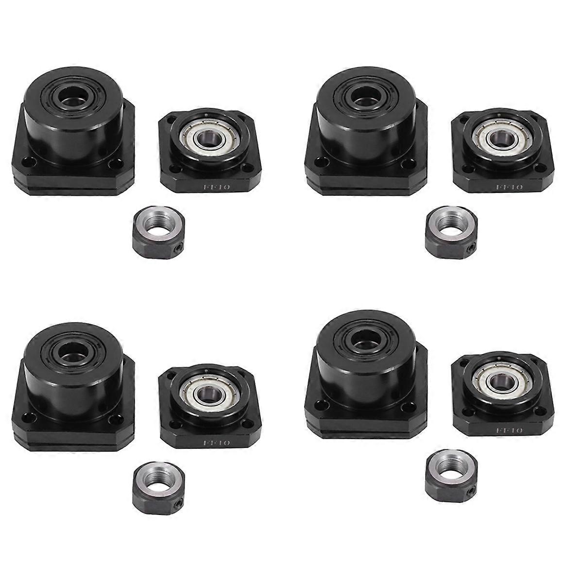 FK10 Fixed Side + FF10 Floated Side for SFU1204 Ballscrew 