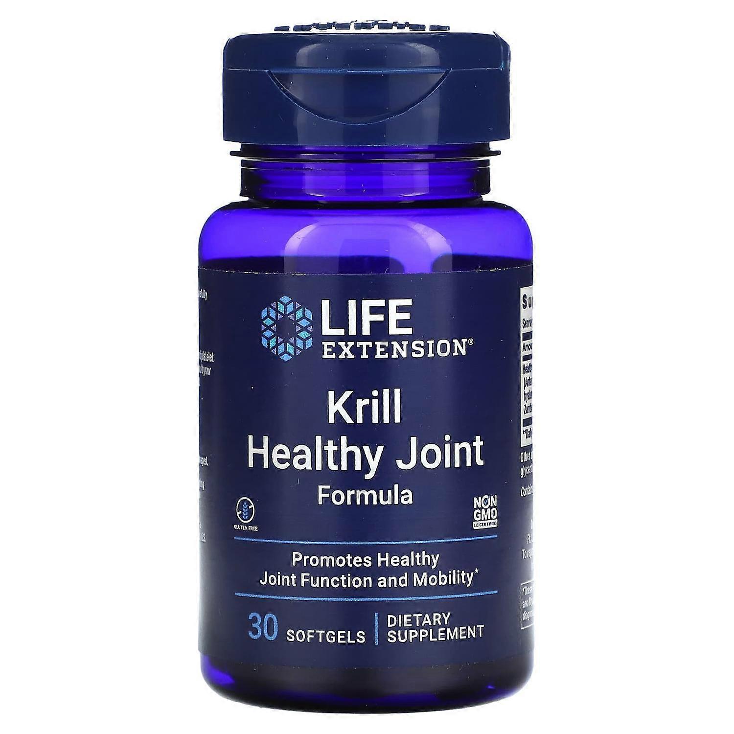 Life Extension, Krill Healthy Joint Formula, 30 Softgels
