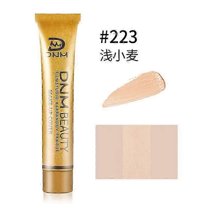 Concealer Foundation Cream, Waterproof, Full Coverage of Dark Circles, Wrinkles, Fine Lines and Blemishes, Suitable for All-day Makeup, Cover Acne Mar