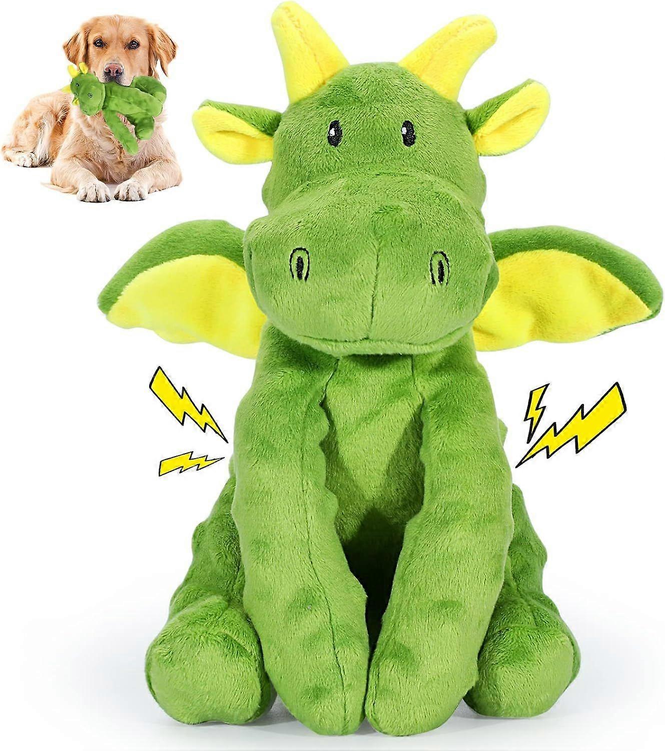 Soft Plush Squeaky Dog Toy Stuffed Chew Toy with Crinkle Paper for Dogs