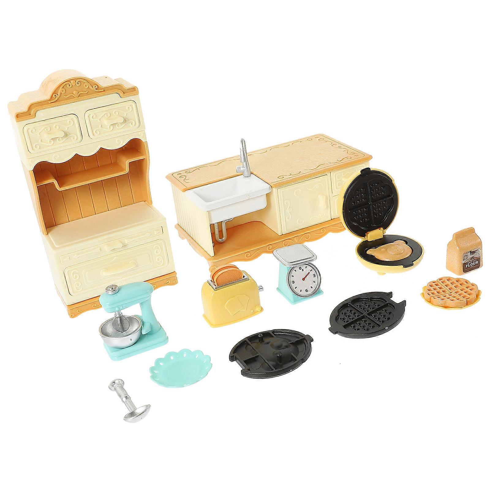 Mini Kitchen Accessories for Miniature Doll House 2Sets Included