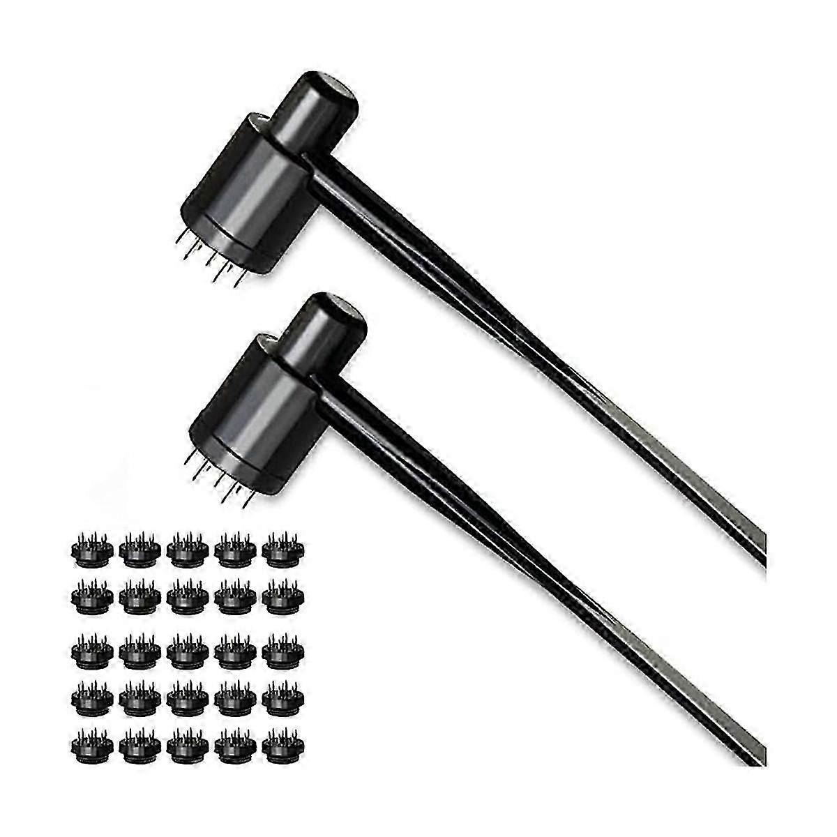 7 Star Dermal Needle Hammer & Microblading Pen Set (2 Boxes/26 Pcs) for Eyebrows and Tattoo