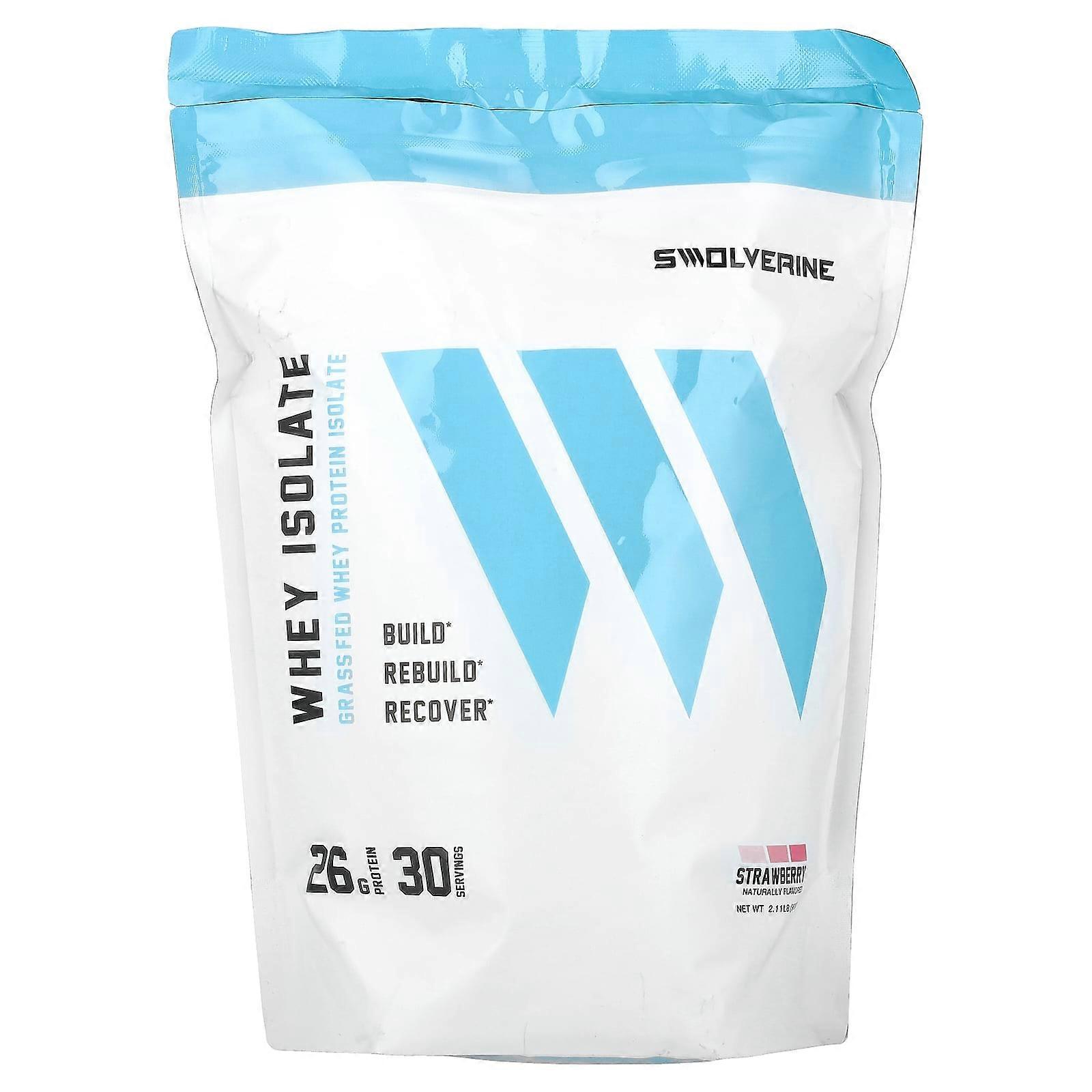Whey Isolate, Strawberry, 2.11 lb (960 g)