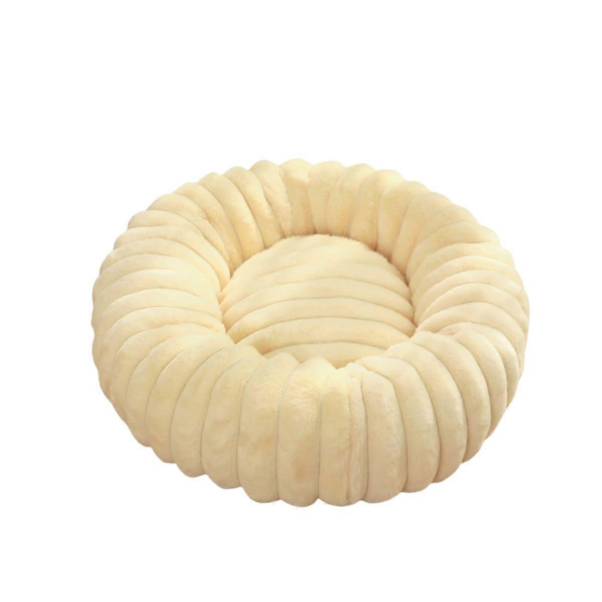 Cat And Dog Pet Mat Vertical Stripe Round Warm Suitable For Pets Of Different Sizes Multi Size Style 10,50cm