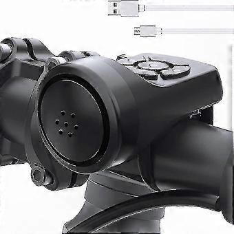 Laute 140-dB-Fahrradhupe mit 4 Tonoptionen – wasserdichter elektrischer Alarm für Fahrräder für Erwachsene