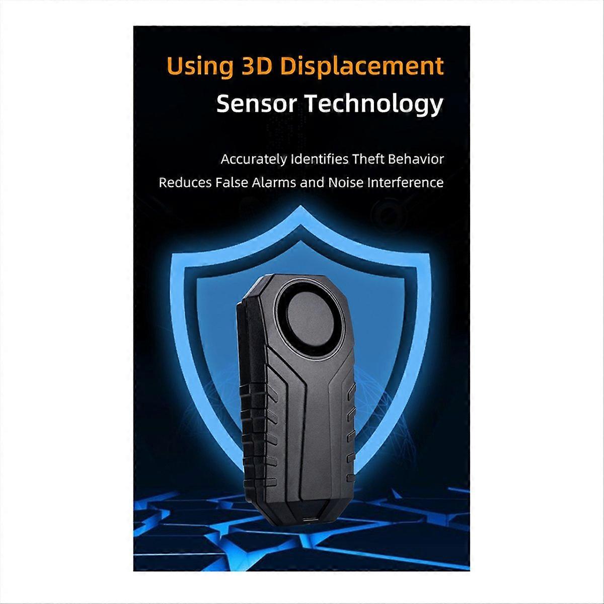 Cykellarmklocka 113dB Elcykelhorn Säkerhet Stöldskydd