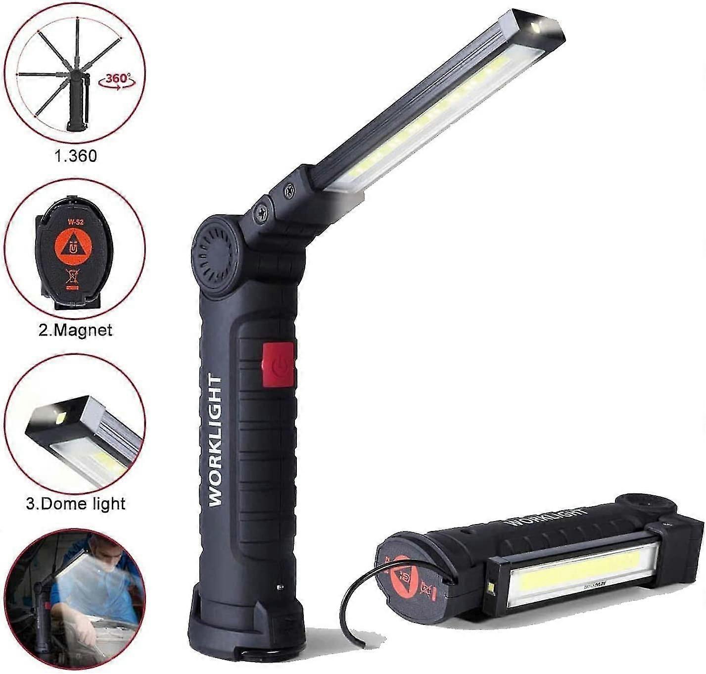 Rechargeable Led Work Light,led Work Light, Rechargeable Led Workshop Light, Inspection Light, Magnetic B