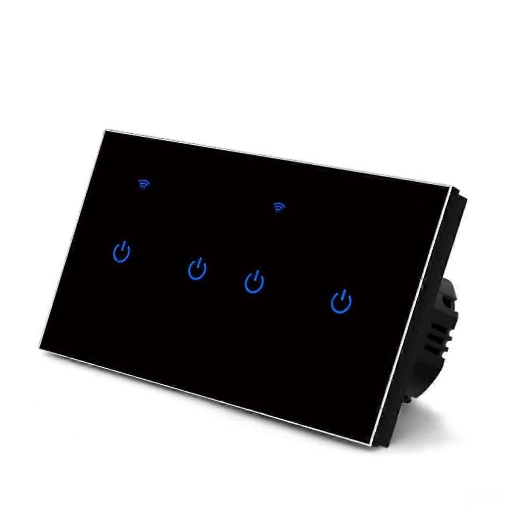 Smart WiFi 2 Way Touch Wall Switch 4Gang 2Way, Compatible with Smart Life App, Remote Control 220V