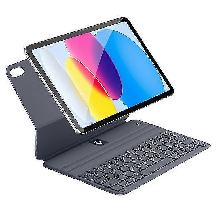Premium SK-1038 PU Leather Stand Case with Bluetooth Keyboard for iPad 10.9 (2022) - Ultra Thin Magnetic Compatibility