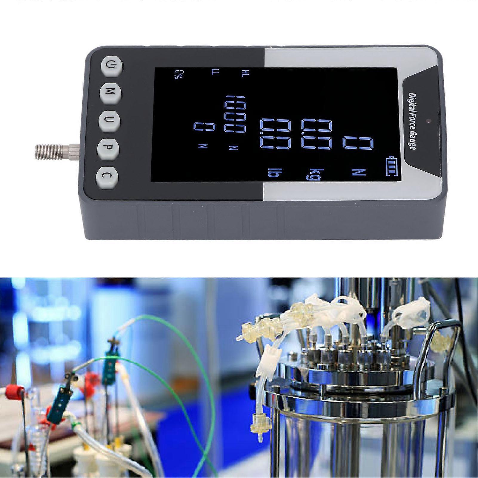 Digital Push Pull Force Gauge 1000N 100Kg 220lb N·m Lb Digital Dynamometer Force Meter US Plug 