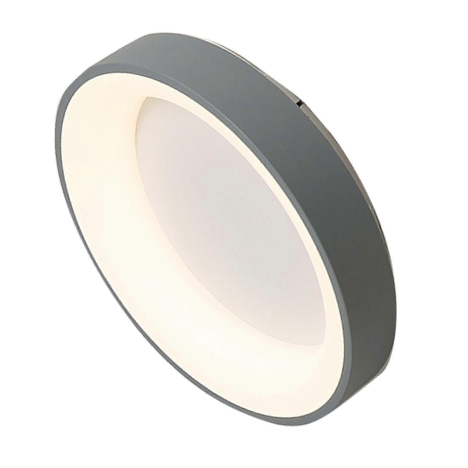 Bedroom Ceiling Light Flush Mount Dimmable LED Modern Simple Warm Romantic Lamp 100‑265V Gray 50cm