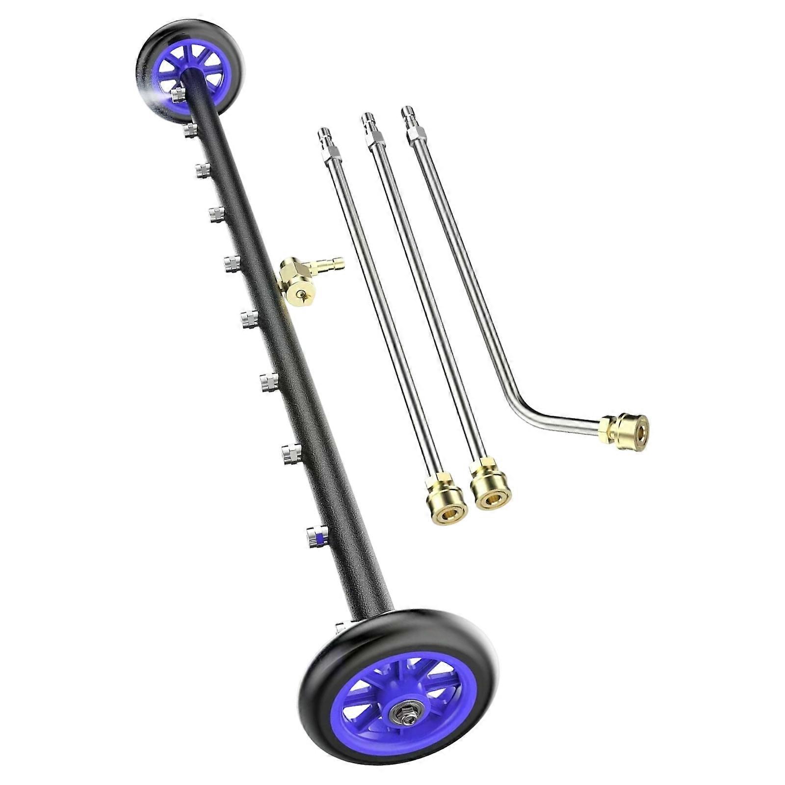 Tall Efficiency Pit Waterjet Nozzle Set 3 Professional Rod Tool Complimentary Installation Vehiclewash Structure Multicolor