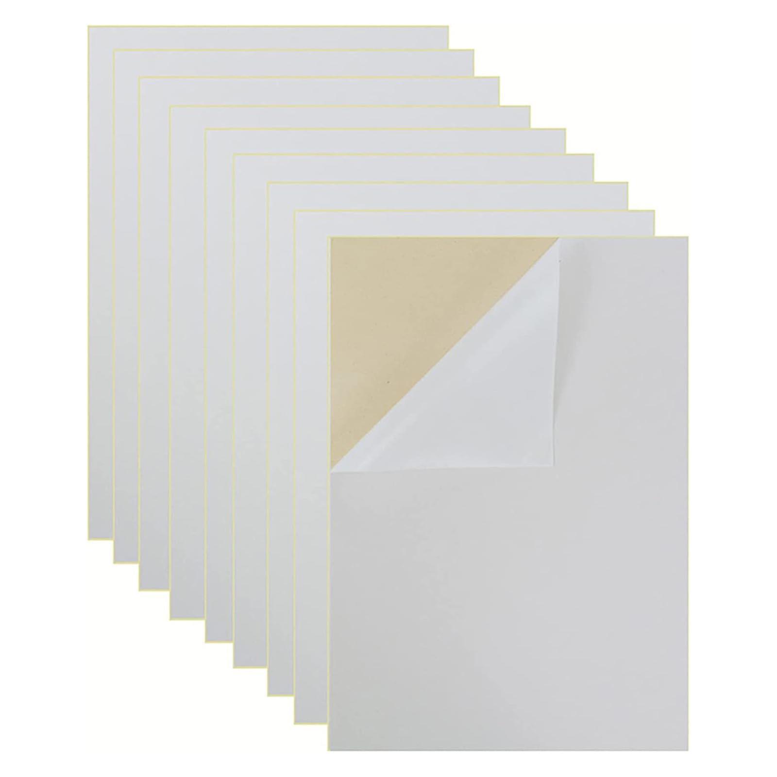 SelfAdhesive Felt Sheets, Peel And Stick, 10 Pieces, White, Drawer And Box Liners