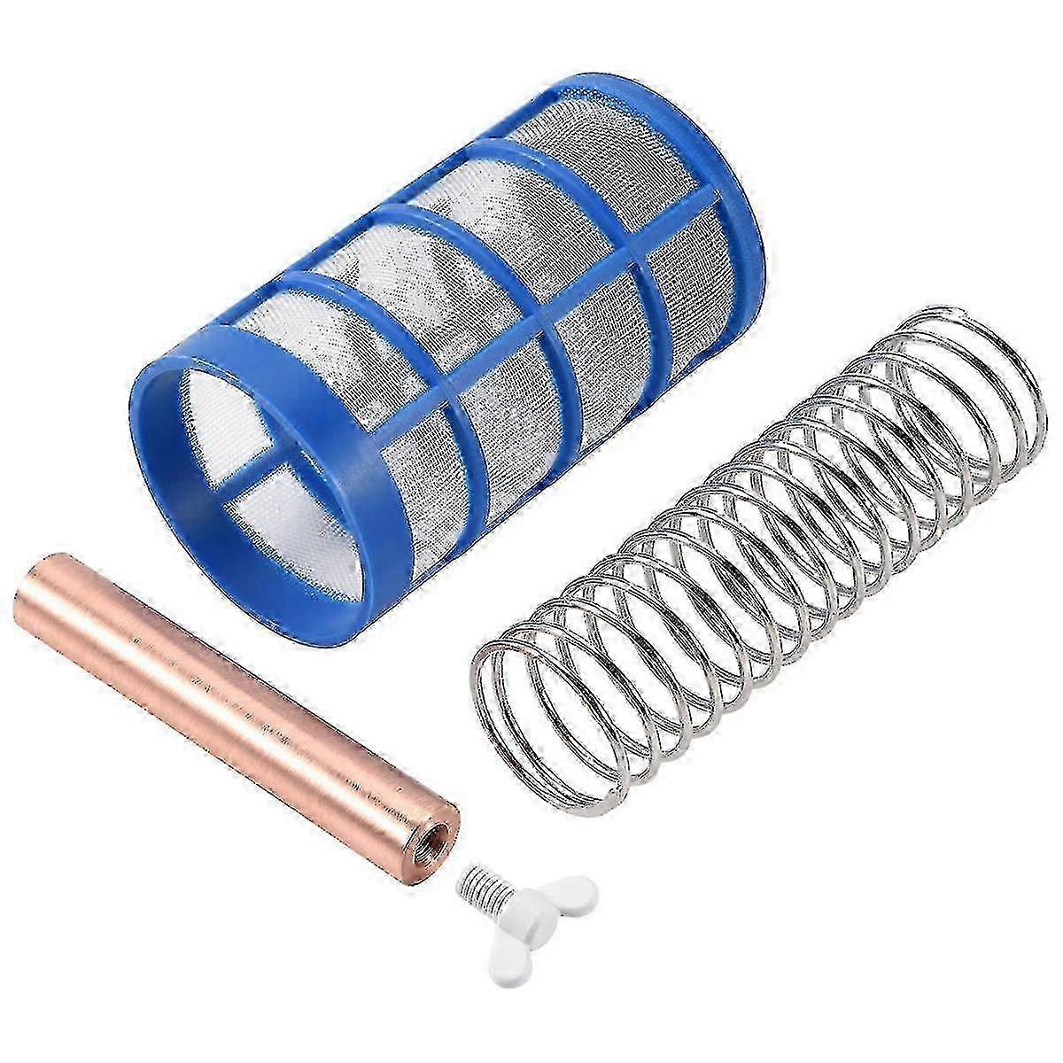 Replacement Copper Anode & Basket Screen for Solar Pool Ionizer Purifier - Compatible Ionization System Maintenance Parts