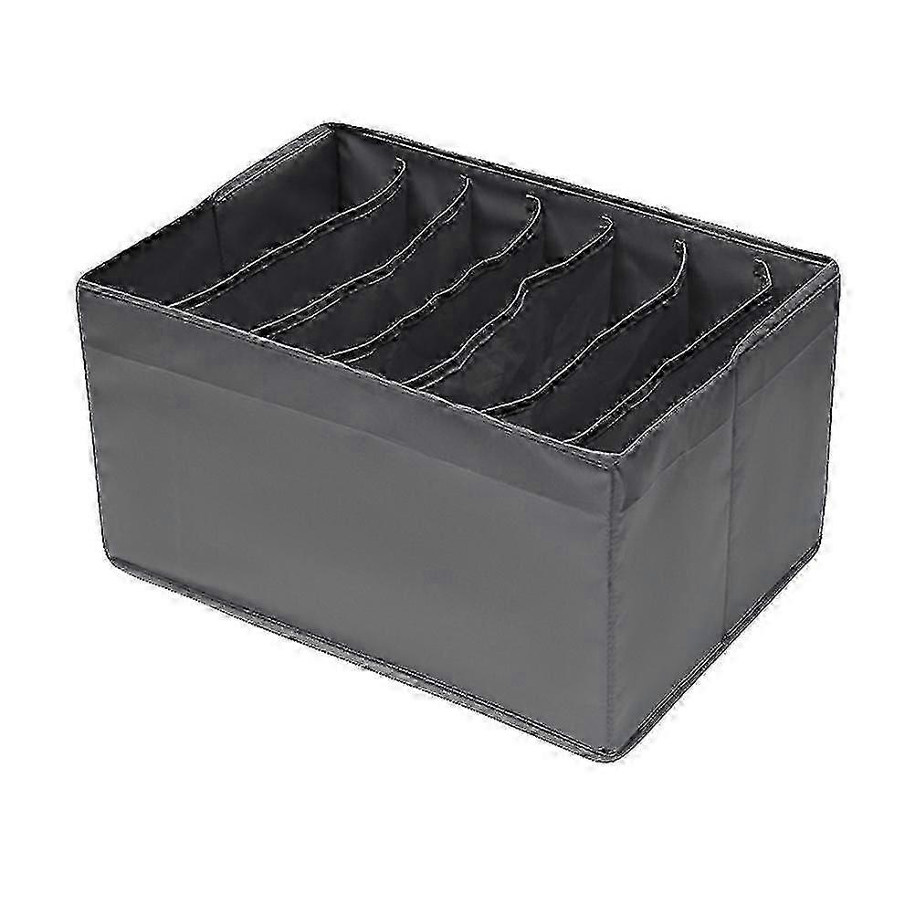 1pc Multi-grids Socks Underwear Organizer 7 Cells Underwear Storage Box