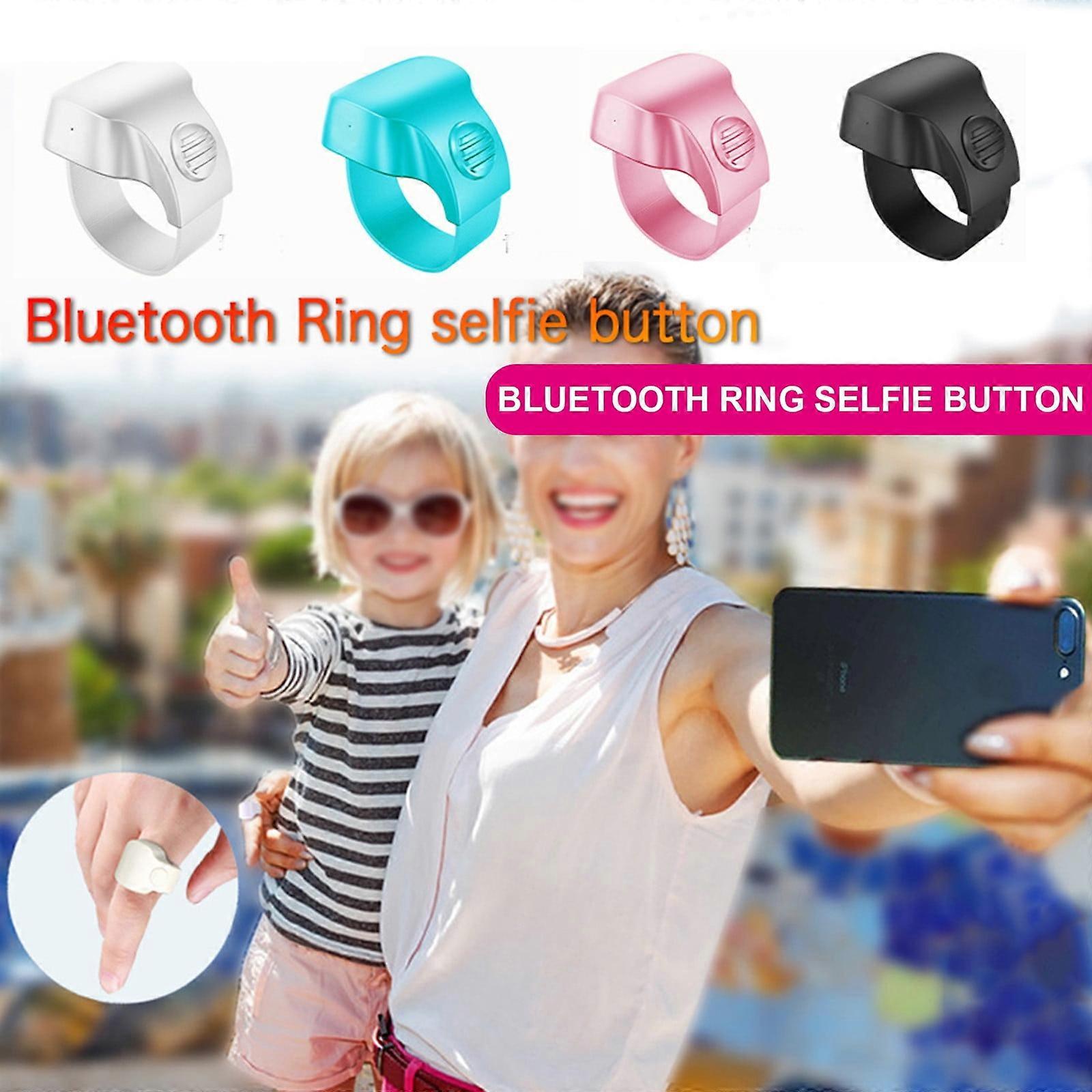 Jacenvly 2024 New Rings For Women Clearance R10 Bluetooth Wireless Bluetooth Remote Shutter Controller Button Self Gifts For Her Blue