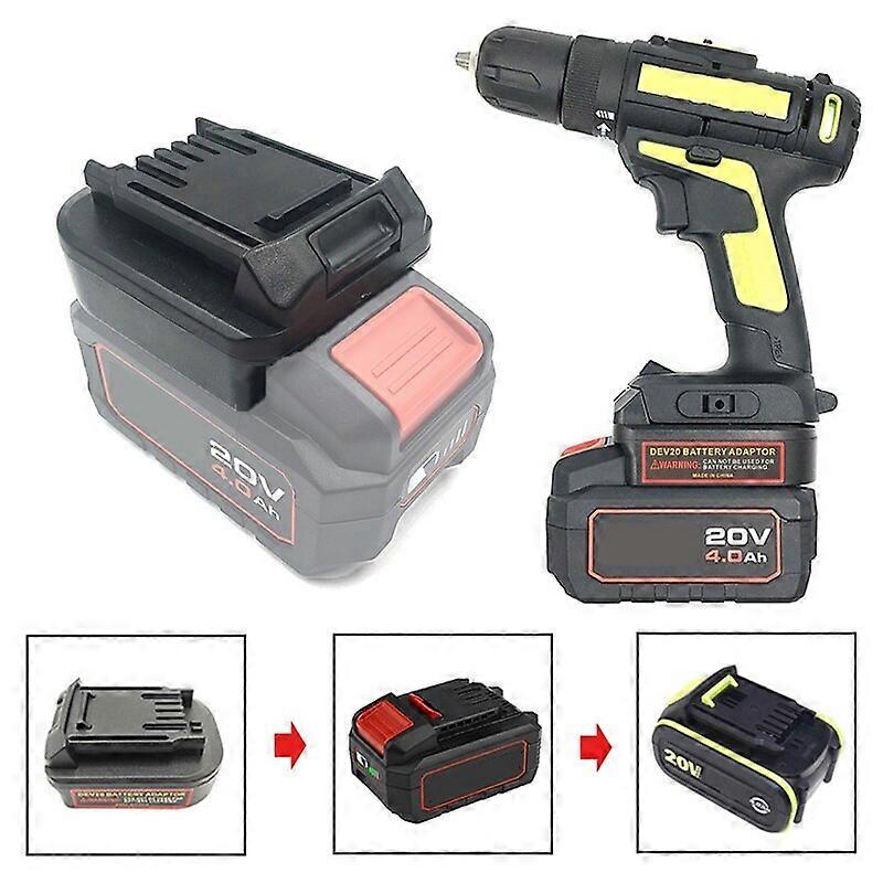 For Worx Converter for 20V Devon Battery Tools To 5Pin Li-ion Battery Adapter
