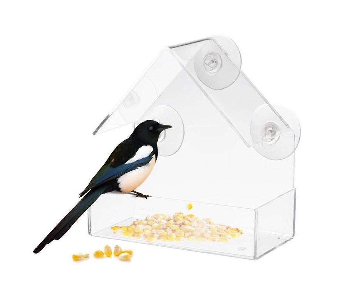 Clear Glass Window Bird Feeding  Window Bird Feeders Clear Acrylic Glass Window Bird Feeder