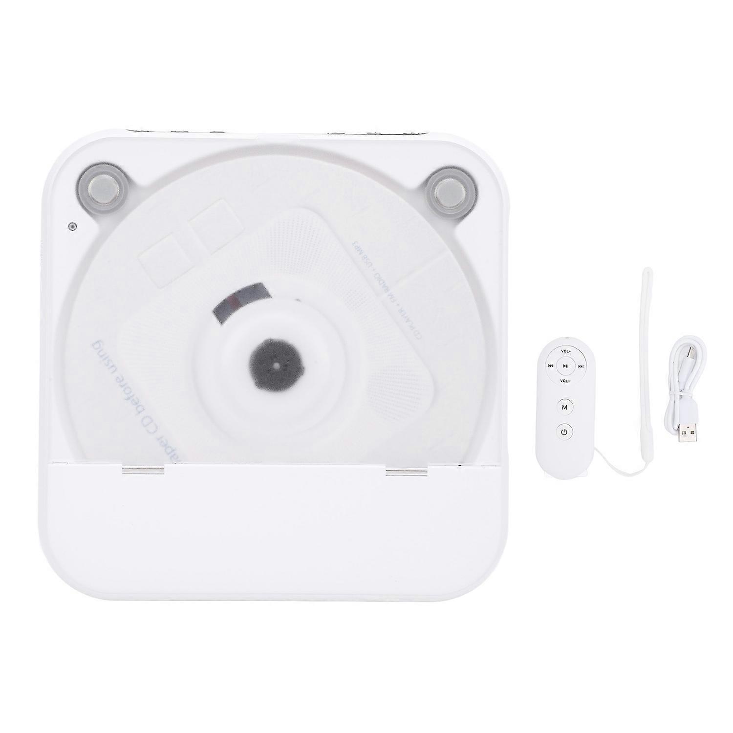 Bluetooth Portable CD Player MP3 Stereo Sound Desktop CD Music Player with Remote Control for Home W