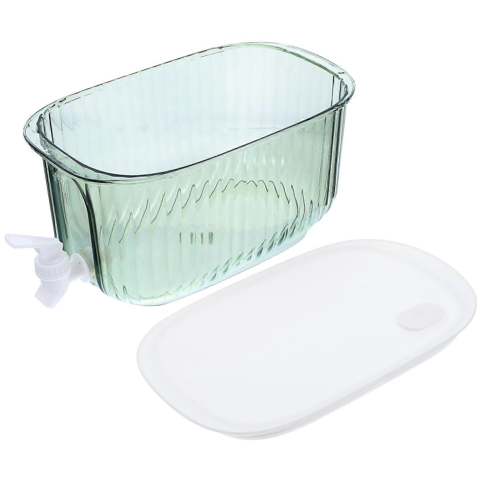 Cold Drink Dispenser Juices Container for Storage with Lid and Tap Spigot