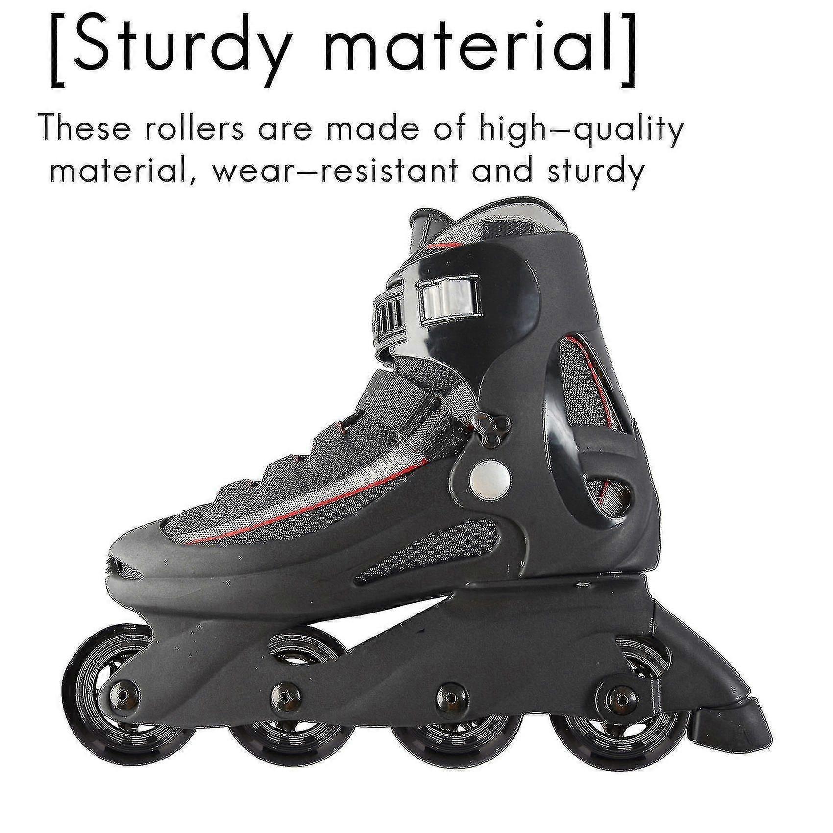 8 حزم عجلات تزلج مضمنة ، عجلات تزلج دوارة داخلية / خارجية ، عجلات بديلة مع محمل 64 مم